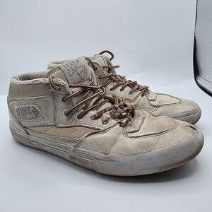 Vans Half Cab Mens Size 7.5 White Sneaker Shoes Casual Skateboarding Walking